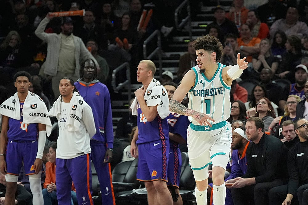 NBA 2024-25 basketball Charlotte Hornets vs Phoenix Suns: LaMelo Ball