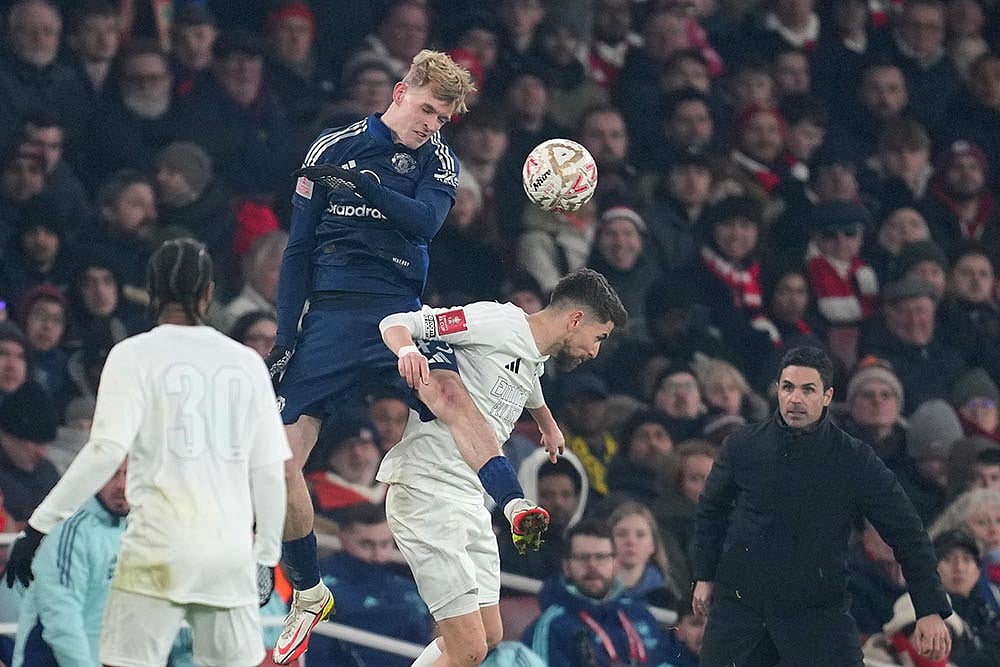 English FA Cup Third Round Match: Manchester United vs Arsenal
