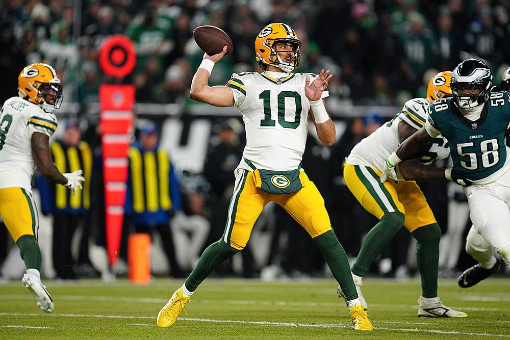NFL Play-off match Green Bay Packers vs Philadelphia Eagles Photo-Jordan Love