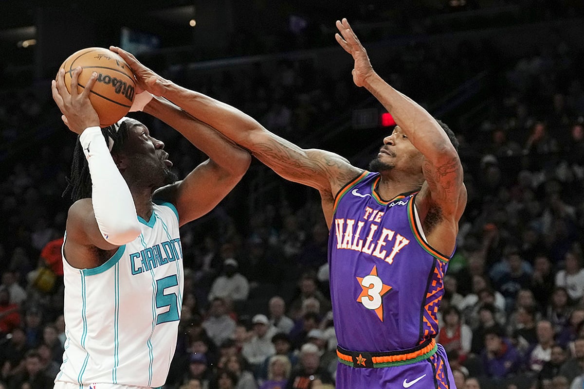 NBA 2024-25 basketball Charlotte Hornets vs Phoenix Suns: Mark Williams