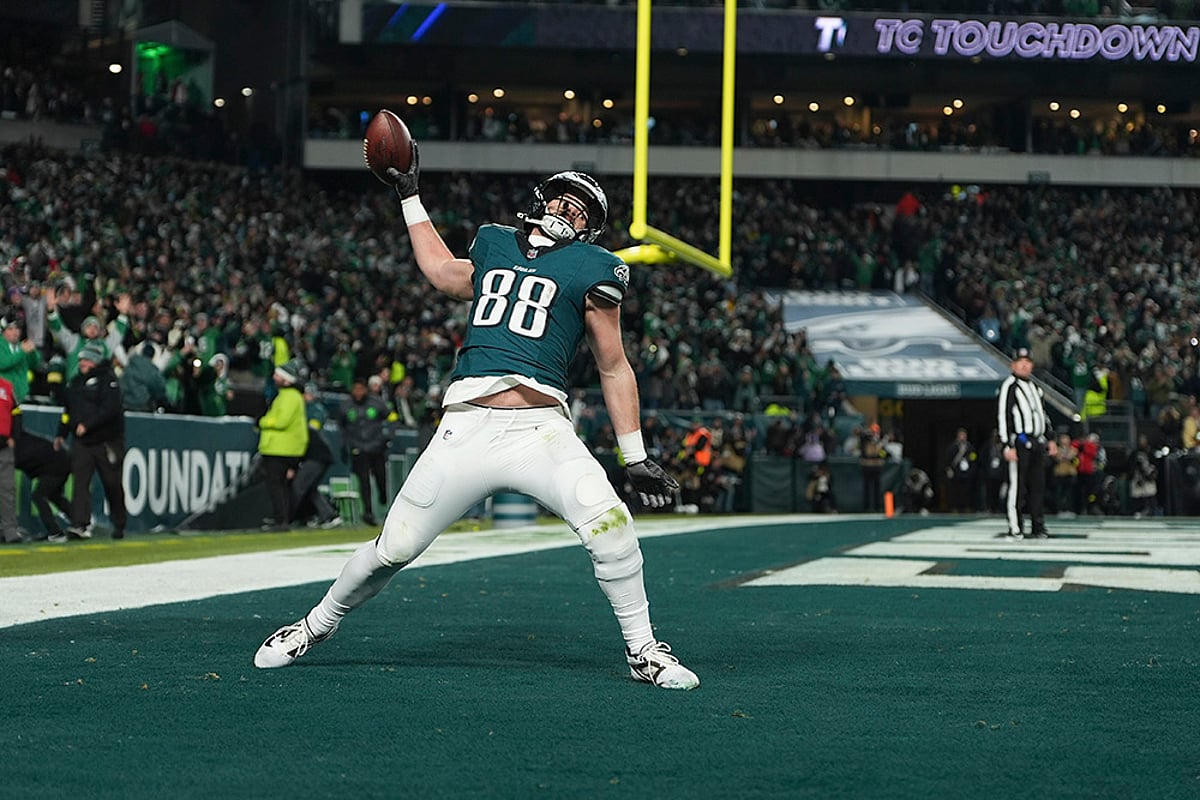 NFL Play-off match Green Bay Packers vs Philadelphia Eagles Photo-Dallas Goedert