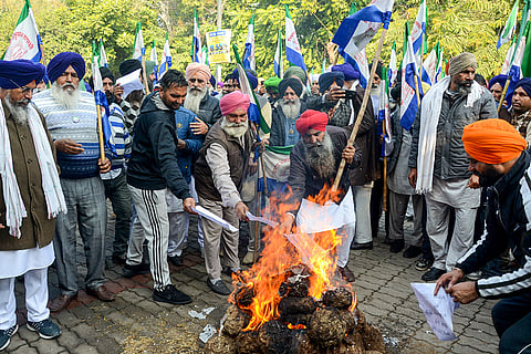 Farmers' protest in Amritsar