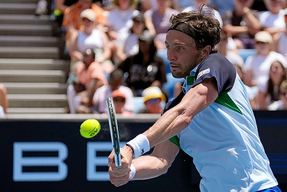 Australian Open tennis Championship photo- Arthur Rinderknech vs Frances Tiafoe_1