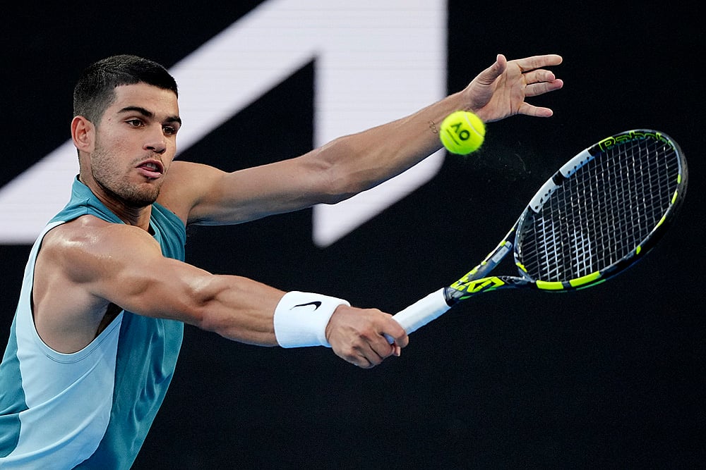 Australian Open tennis Championship photo- Carlos Alcaraz vs Alexander Shevchenko_1