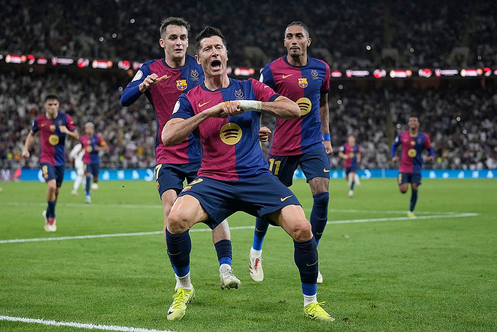 Saudi Spanish Super Cup 2025 Final match FC Barcelona vs Real Madrid football