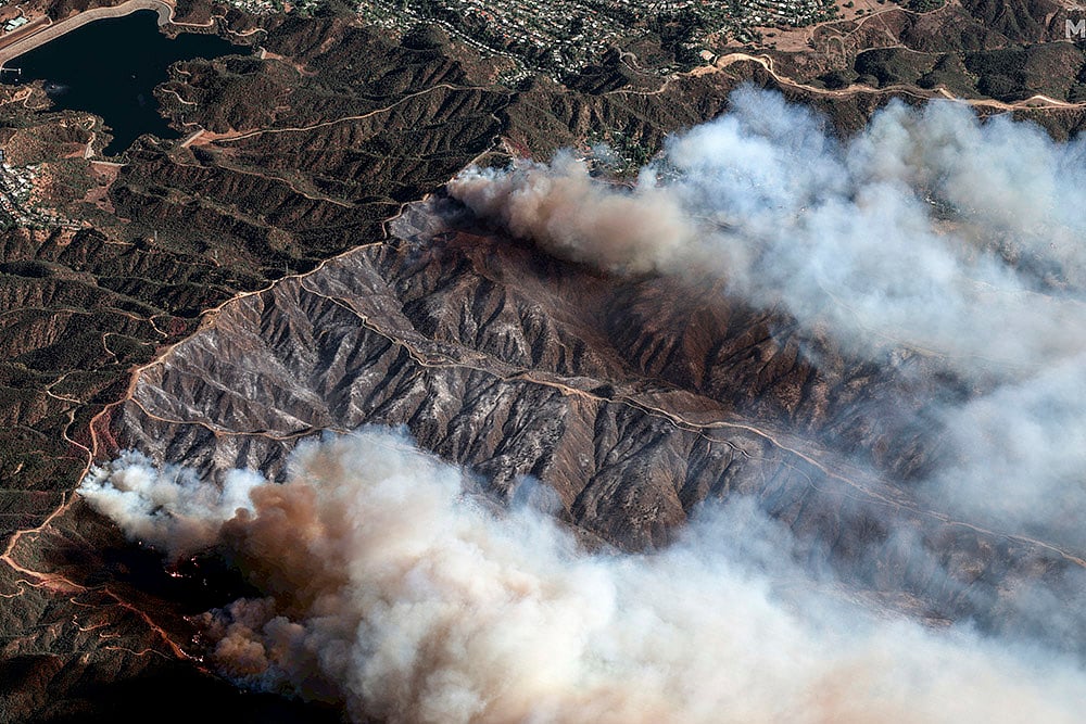 California Wildfires US weather fire season photo_Palisades Fire