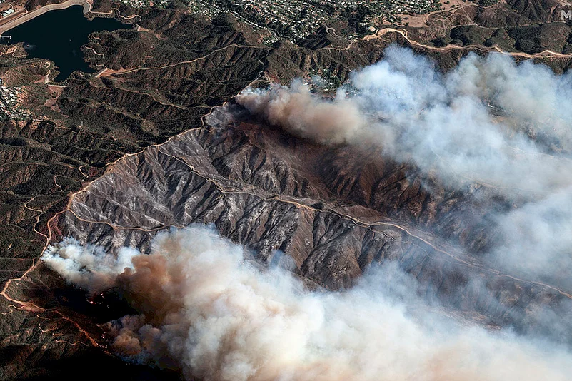 California Wildfires US weather fire season photo_Palisades Fire