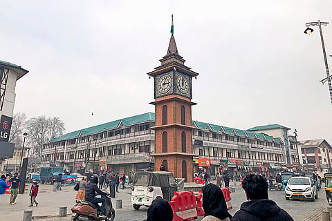 Ghanta Ghar at Srinagar's Lal Chowk