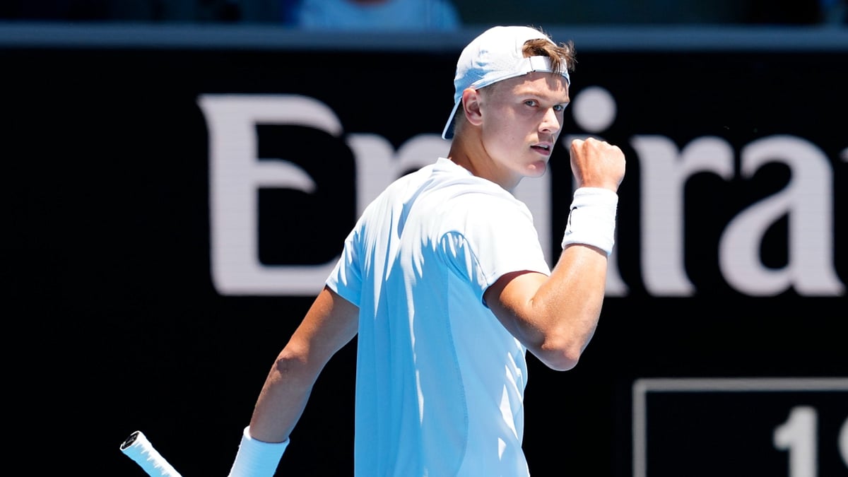 Holger Rune had work to do in the first round