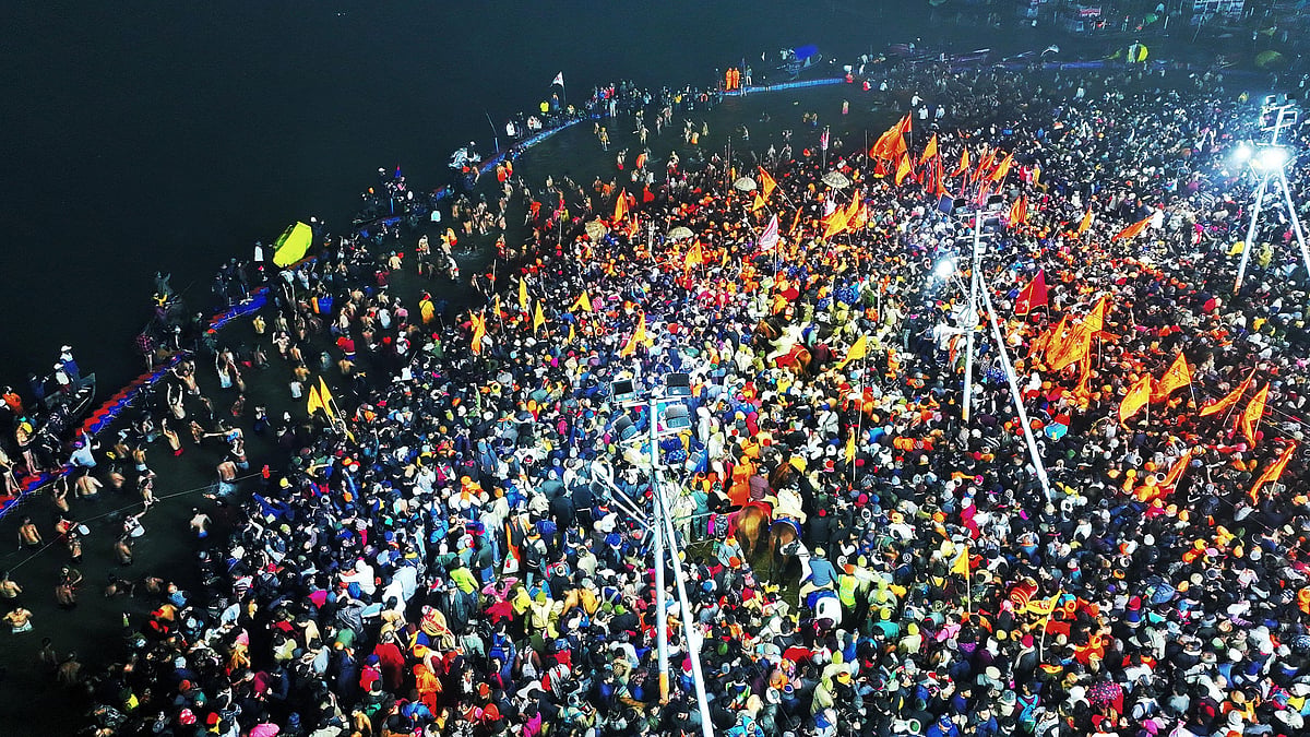 Millions of devotees have gathered at Uttar Pradesh's Prayagraj to attend Maha Kumbh 2025 - X/@myogiadityanath