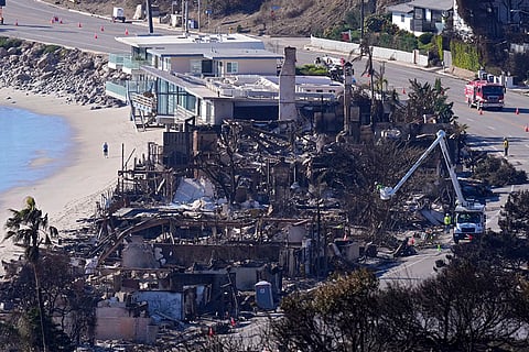 Palisades Fire in Malibu