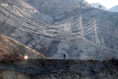 Eaton Fire in Angeles National Forest