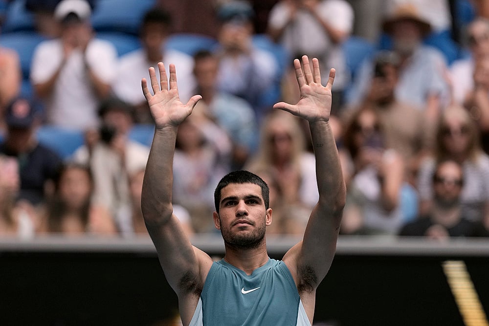 Australian Open tennis Championship 2025 - Carlos Alcaraz vs Yoshihito Nishioka