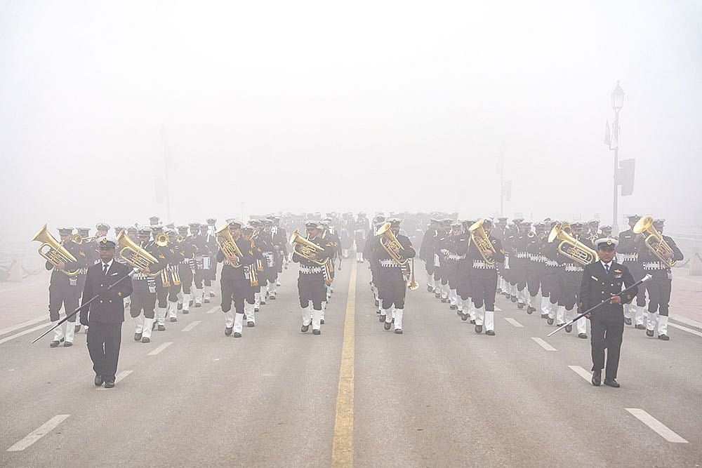 Rehearsal for Republic Day parade 