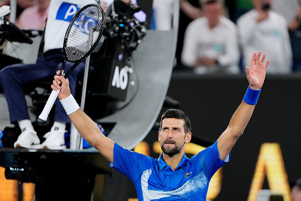 Australian Open tennis Championship 2025 - Novak Djokovic vs Jaime Faria