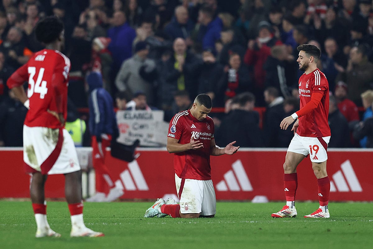 English Premier League soccer Nottingham Forest and Liverpool match: Murillo