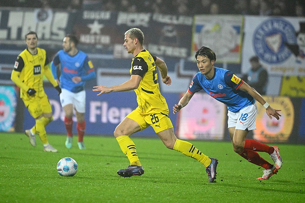 German Bundesliga Soccer Match: Holstein Kiel Vs Borussia Dortmund