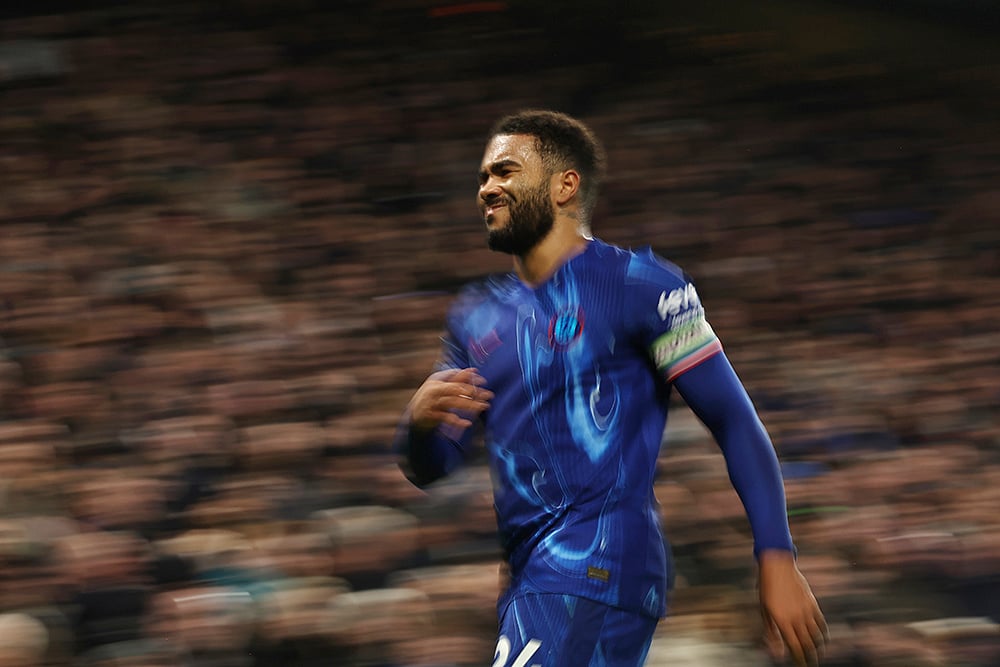 English Premier League soccer Chelsea and AFC Bournemouth match: Reece James