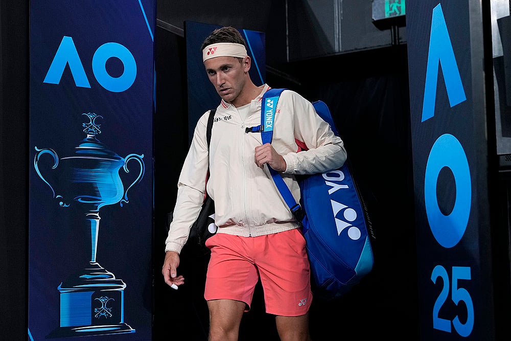 Australian Open tennis Championship 2025 - Casper Ruud vs Jakub Mensik