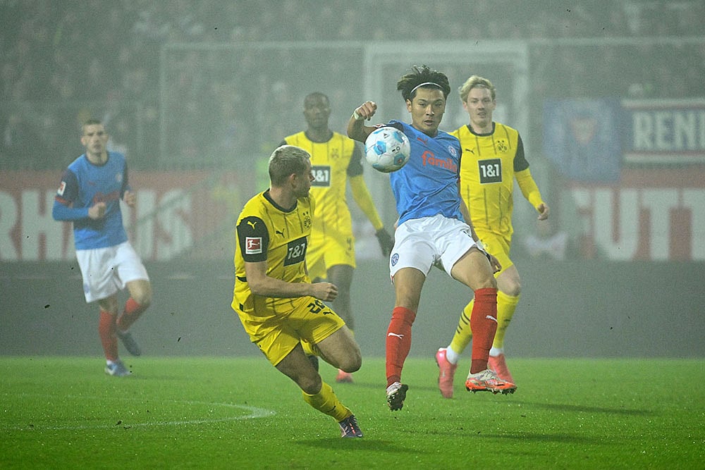 German Bundesliga Soccer Match: Borussia Dortmund vs Holstein Kiel