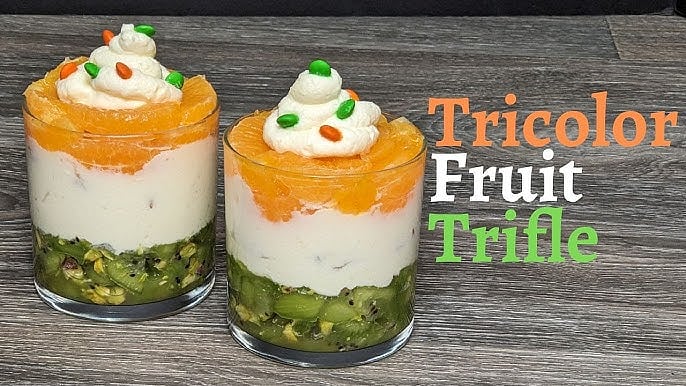 Tricolor Fruit Trifle