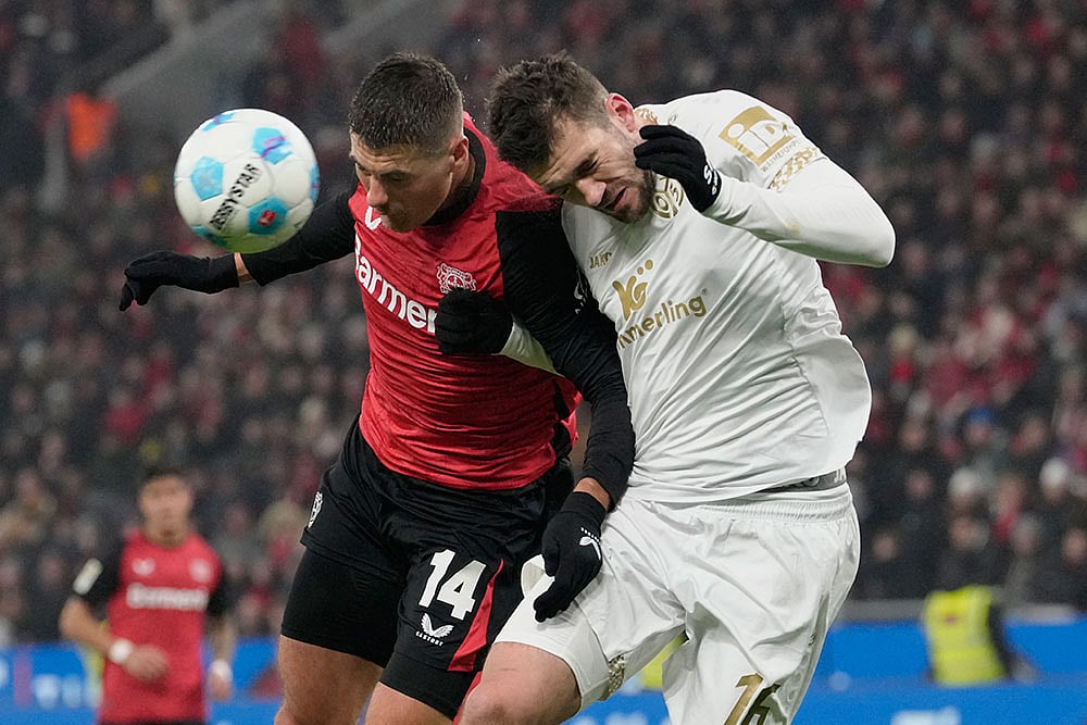 | Photo: AP/Martin Meissner : Germany Soccer Bundesliga: Bayer Leverkusen vs FSV Mainz