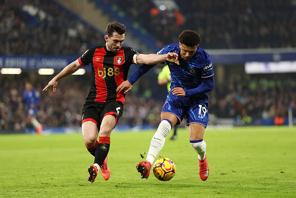 English Premier League soccer Chelsea and AFC Bournemouth match: Lewis Cook
