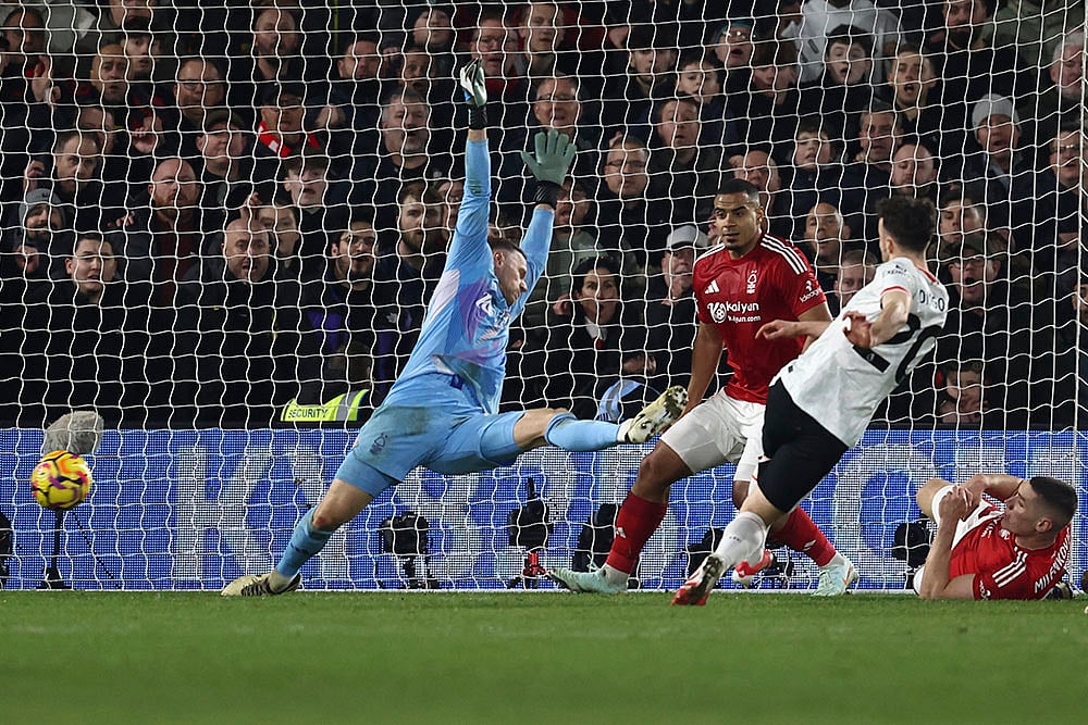 English Premier League soccer Nottingham Forest and Liverpool match: Diogo Jota