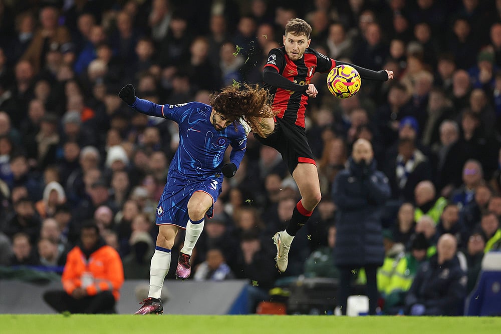 English Premier League soccer Chelsea and AFC Bournemouth match: Marc Cucurella