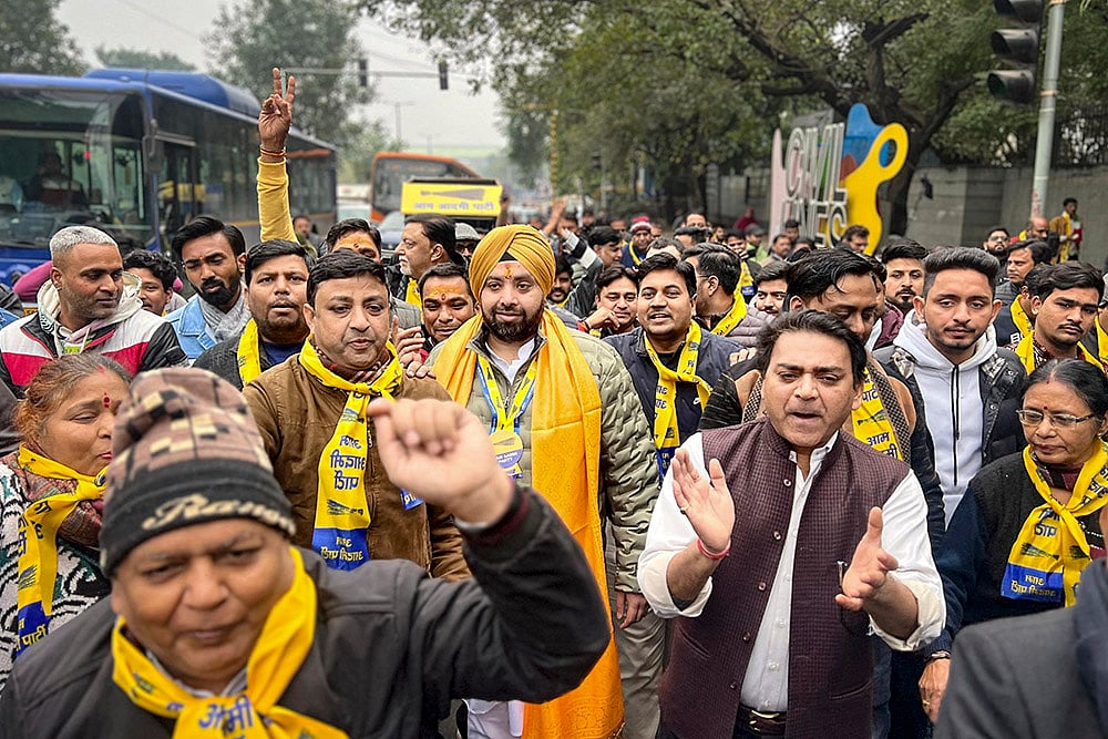 Delhi polls: Punardeep Singhs nomination rally