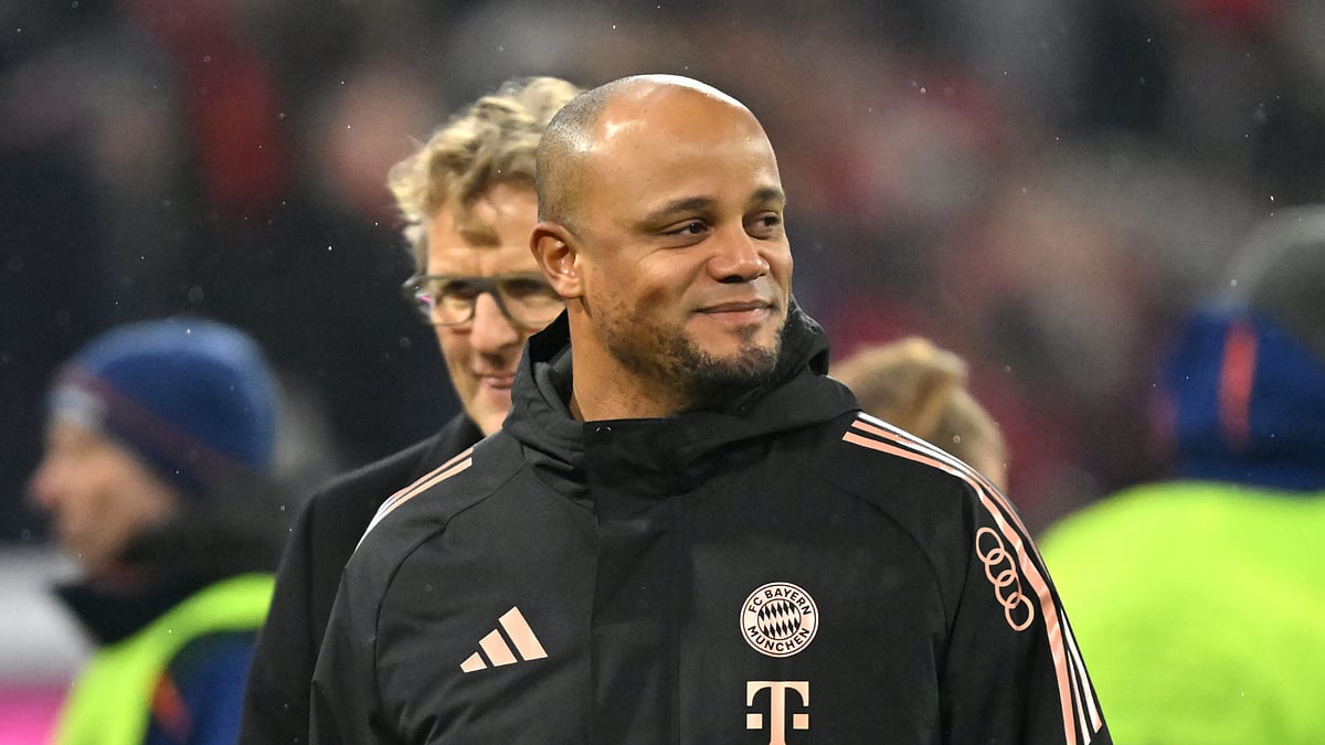 Vincent Kompany during Bayern Munich's 5-0 win over Hoffenheim. - null