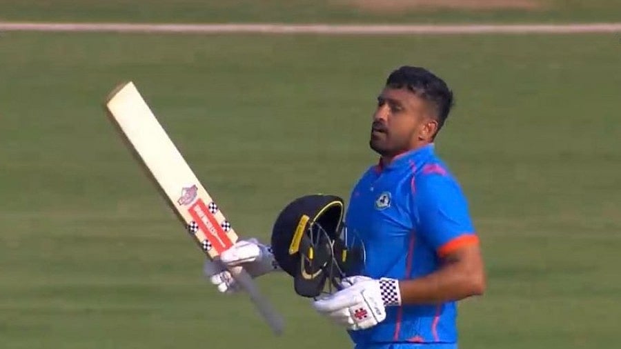 Vidarbha captain Karun Nair. - Photo: BCCI Domestic