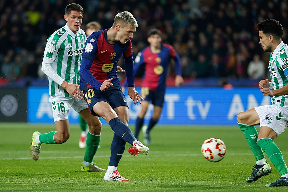 Spain Soccer Copa Del Rey: Real Betis vs Barcelona