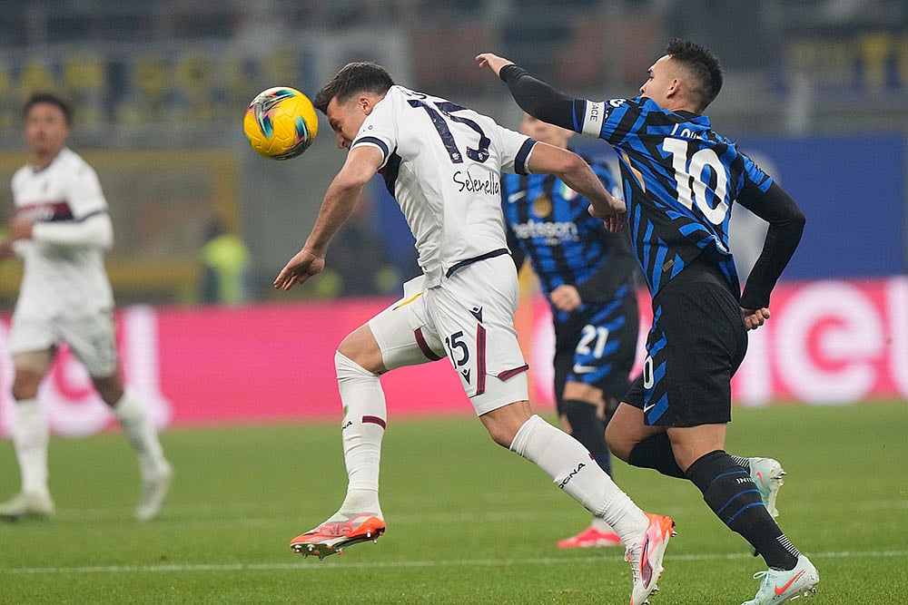 Italy Soccer Serie A: Bologna vs Inter Milan