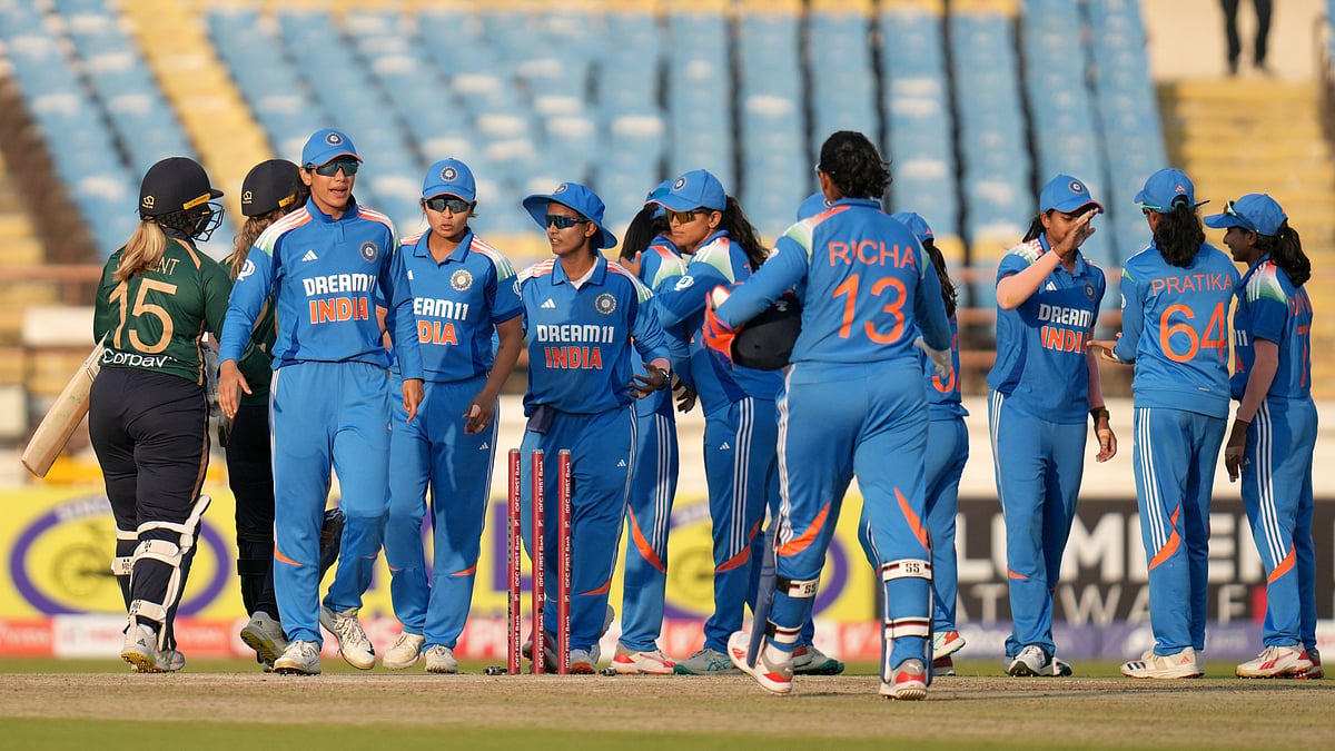 Photo: X | BCCI Women : India Women after winning the three-match ODI series against Ireland.