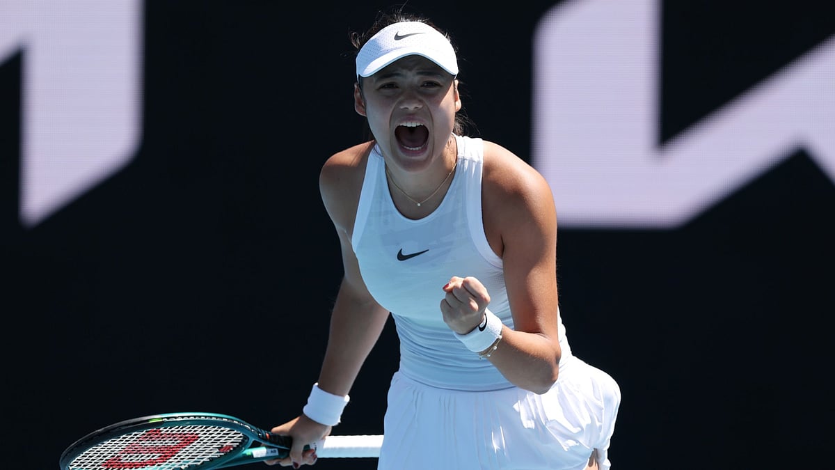 Emma Raducanu marched into round three at the Australian Open