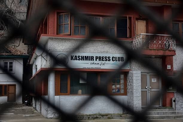 Photo by Saqib Majeed/SOPA Images/LightRocket via Getty Images : The building of a closed Kashmir Press Club after takeover by the Jammu & Kashmir government.
The government has closed the Kashmir Press Club in Kashmir valley and had cancelled the allotment of the club premises.