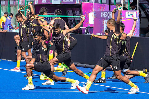 Preparations for Hockey India League 