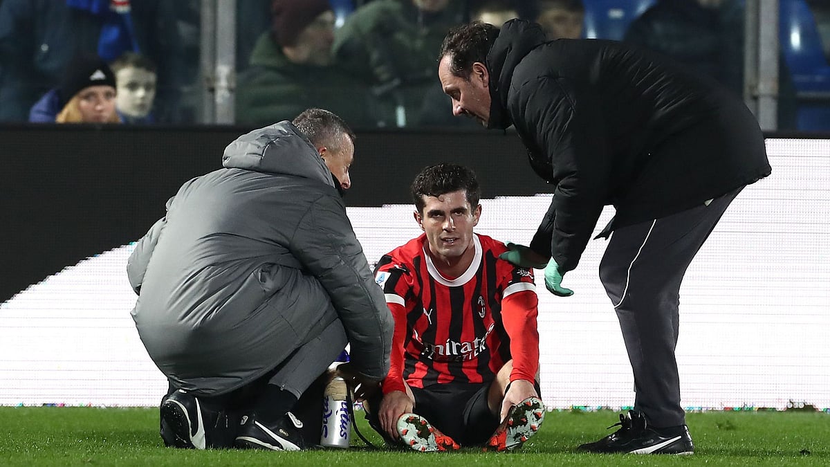 Christian Pulisic was forced off against Como on Tuesday