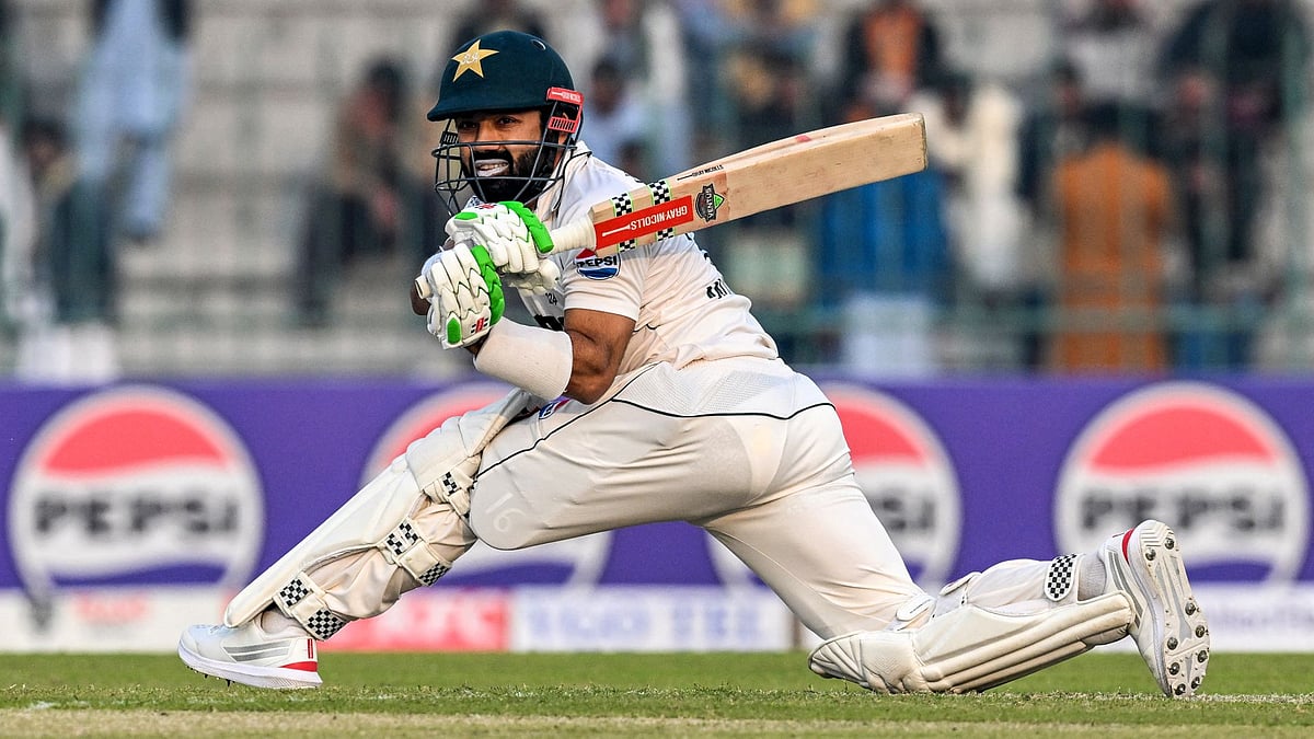 Mohammad Rizwan hit 51 from 80 deliveries on day one