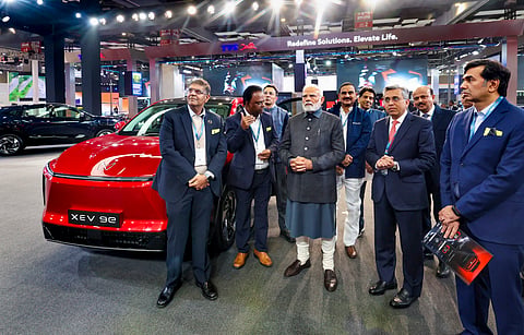 PM Modi at Bharat Mobility Global Expo 2025 