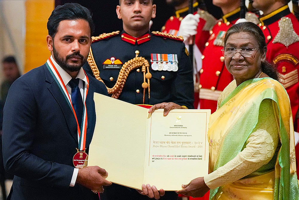National Sports Awards 2024: Harmanpreet Singh wins Major Dhyan Chand Khel Ratna Award 