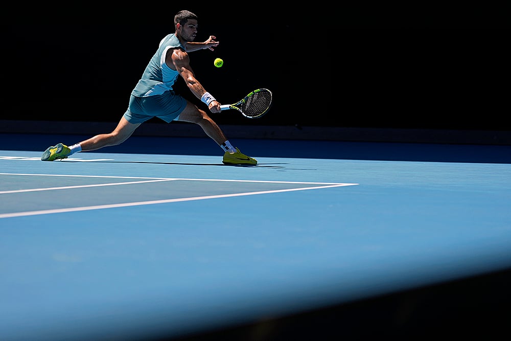 Australian Open Tennis Championship 2025 - Carlos Alcaraz vs Nuno Borges