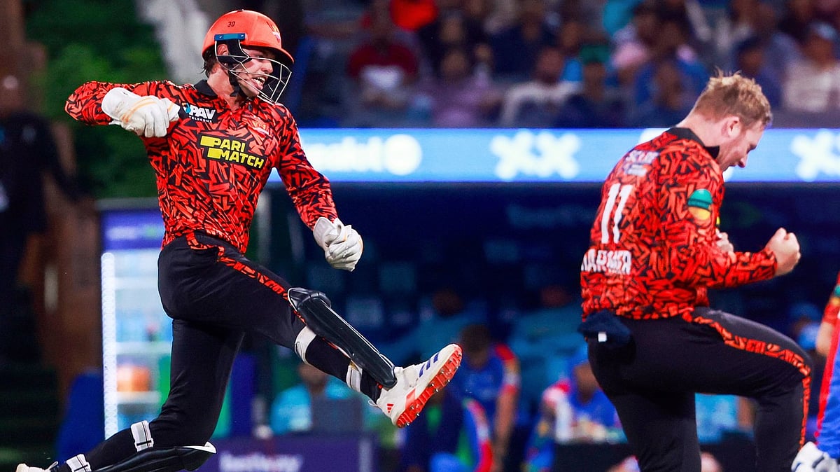 X/ @SunrisersEC : Sunrisers Eastern Cape players celebrating their win.