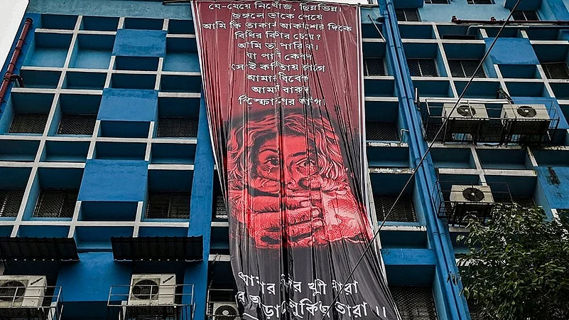 Protest against Kolkata rape-murder case