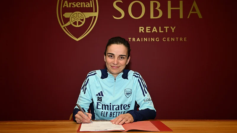Arsenal head coach Renee Slegers