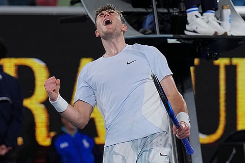 Australian Open 2025: Jack Draper celebrates after defeating Aleksandar Vukic