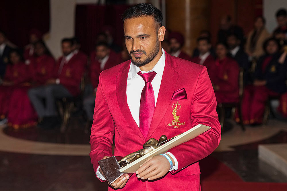 National Sports and Adventure Awards 2024 function at the Rashtrapati Bhavan: Ajeet Singh