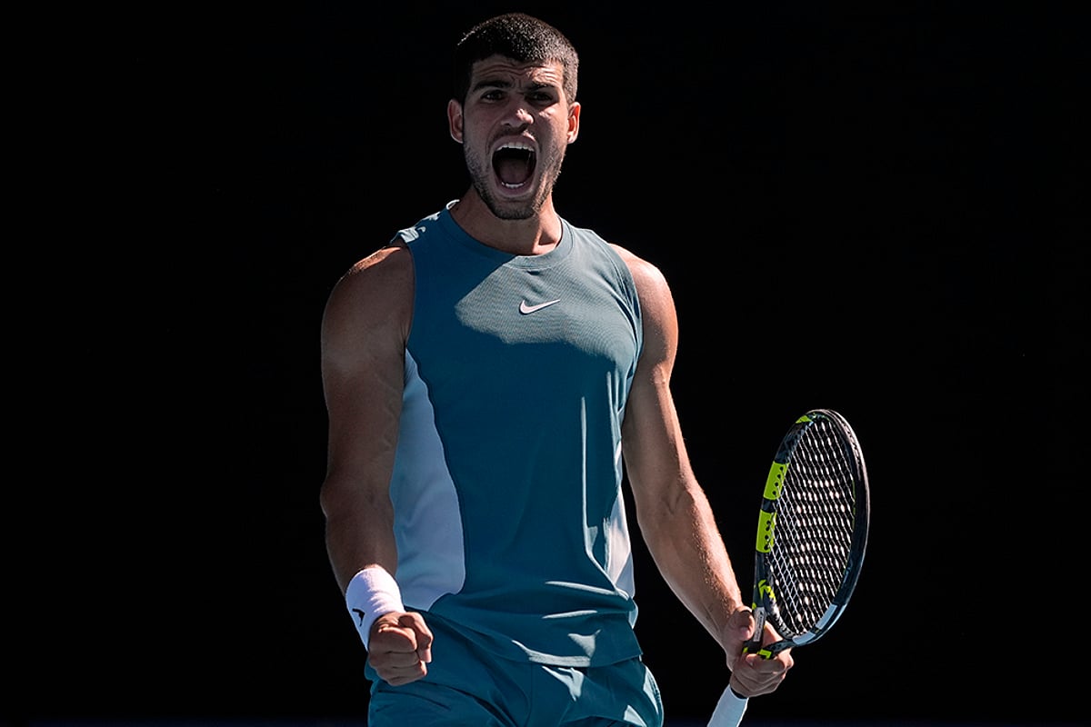 Australian Open Tennis Championship 2025 - Carlos Alcaraz vs Nuno Borges