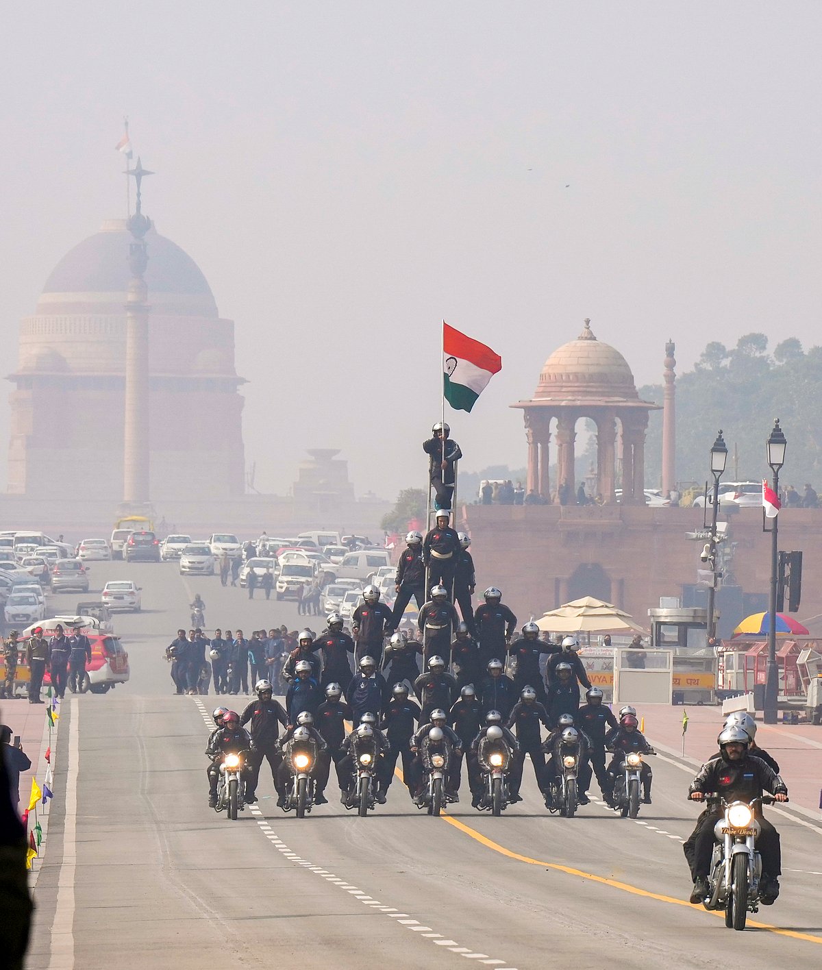 Rehearsal for Republic Day parade 
